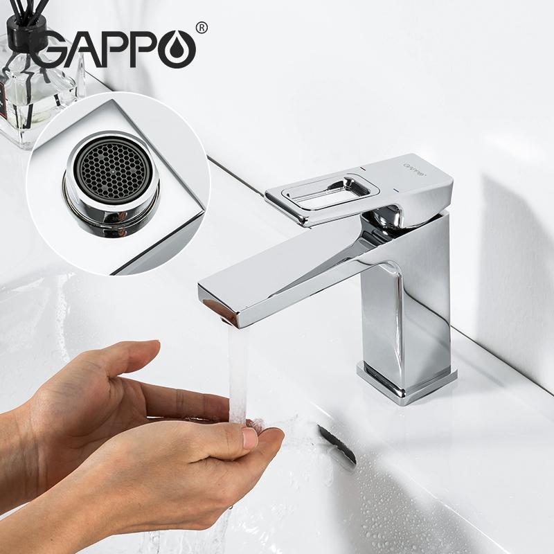 

Gappo Basin Faucet Bathroom Mixer Modern Sink Faucet Waterfall Basin Taps Deck Mounted Hot Cold Water Mixer Tap