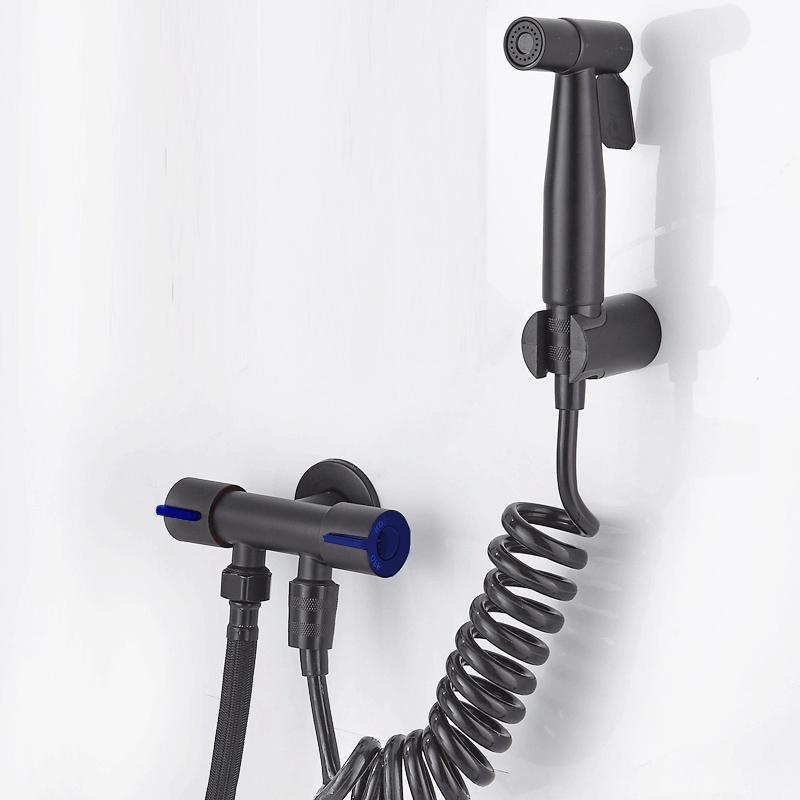 

Dofaso black bidet shattaf toilet flushing sanitary device bidet Handheld shower faucet hand held spray
