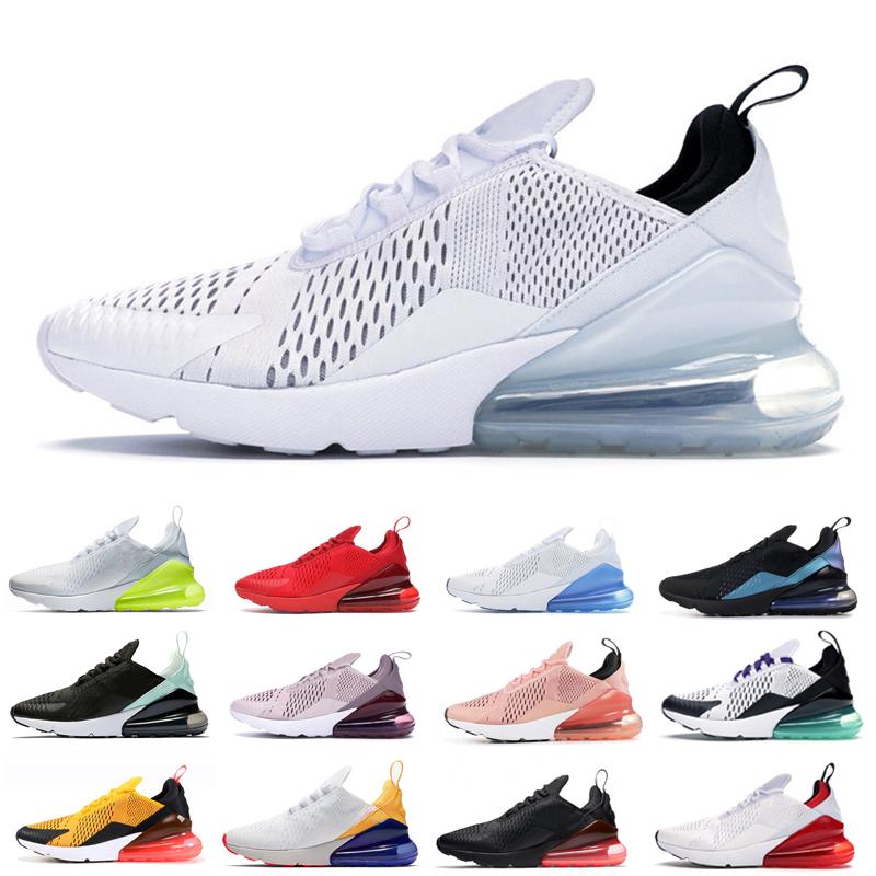

New 270 React Running Shoes Mens Trainers Triple red black white BAUHAUS Metalic Gold USA 270s women sneakers shoes size 36-45, Dark khaki