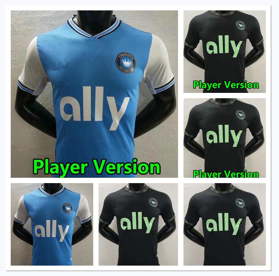 

Player Version Charlotte FC Soccer Jersey 2022 2023 CLTFC Home Away 22 23 Ruiz Football Shirt ARMOUR BRANDT SWIDERSKI FUCHS McGREE maillots de futol Uniforms mykit, Blue