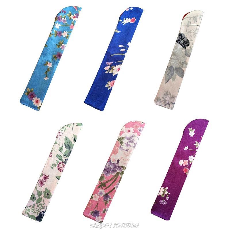 

Elegant Folding Hand Fan Bag Holder Dustproof Protector Pouch Case Cover Wedding Party Gift J07 21 Dropshipping