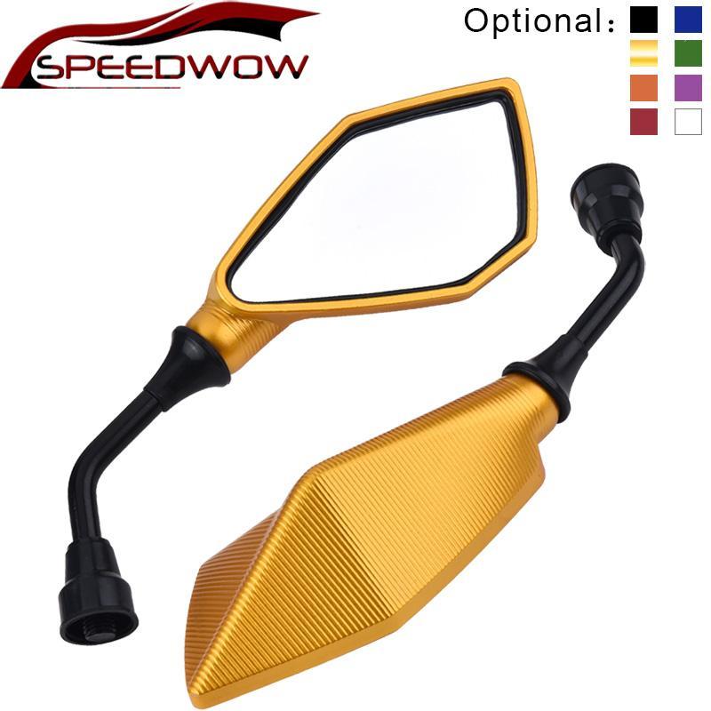 

1 Pair 10mm Mirror Hole Universal Motorcycle Rearview Mirror Stripe Back Motorcycle Accessories Side 8 Colors1