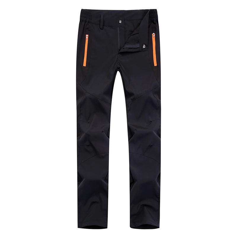 

Waterproof Men Summer Hiking Combat Pants Tactical Fishing Outdoor Climbing Cargo Quick Dry Straight Trousers Oversized, Black