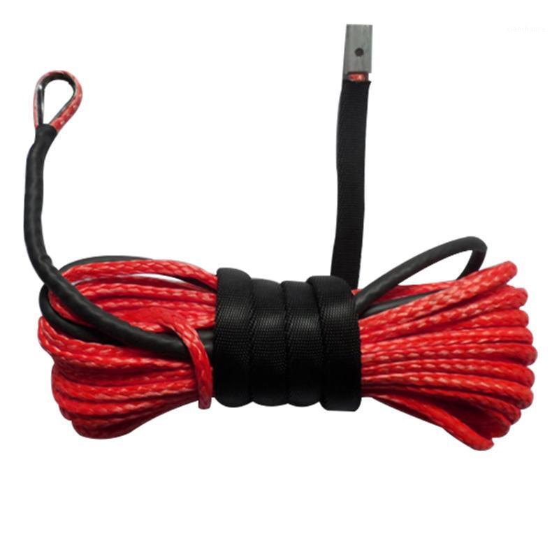 

15m Car Cable Bending Resistance Synthetic High Strength Durable Towing Line With Sheath Professional Hook Winch Rope String1