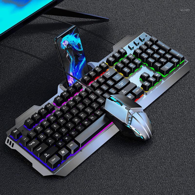 

USB Wired Imitation Mechanical Keyboard Mouse Set Professional Keyboard Gaming Mouse For Computer Gaming1