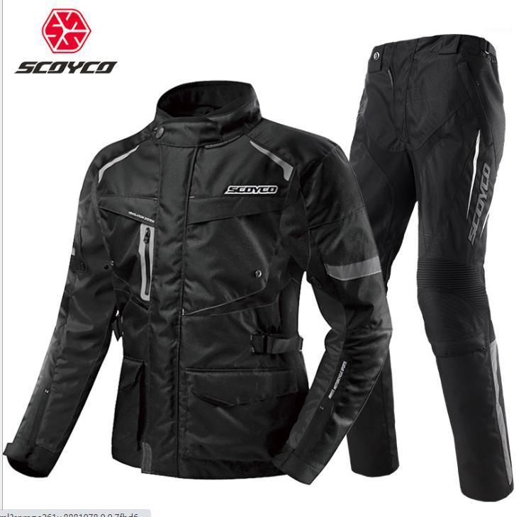 

Scoyco racing feather motorcycle jersey racing suit anti-fall suit men's waterproof jacket warm and cold winter JK421