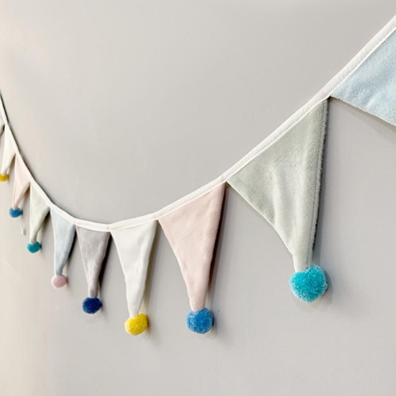 

Party Wedding Banner Garland Tent Decor Ornament Kids Room Hanging Wall Decor