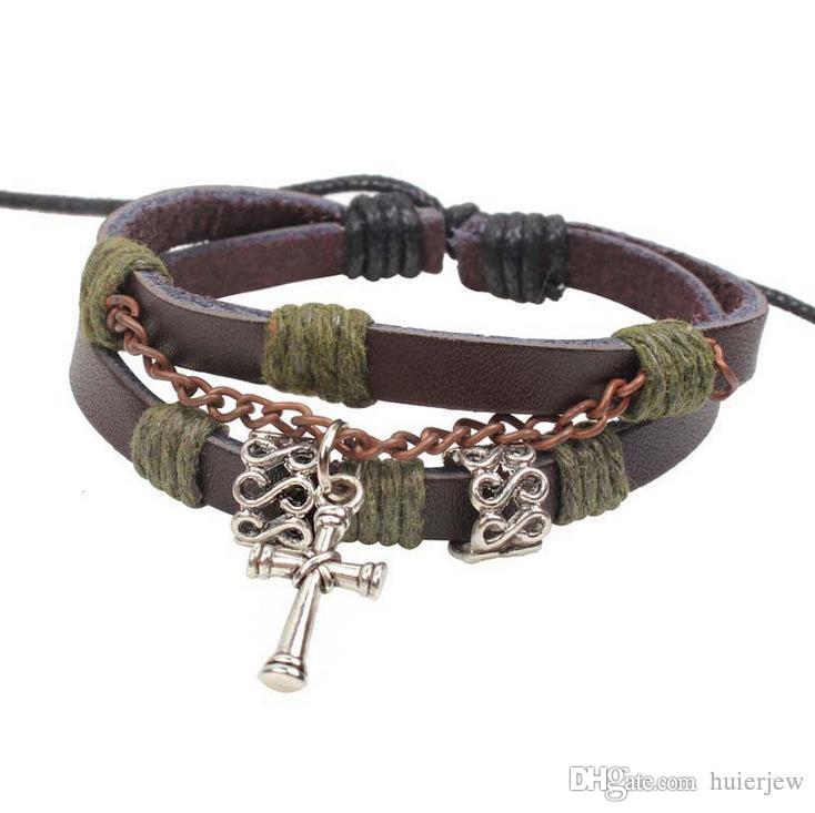 

Leather Bracelet Infinity Bracelets Charms Bracelet & Bangles