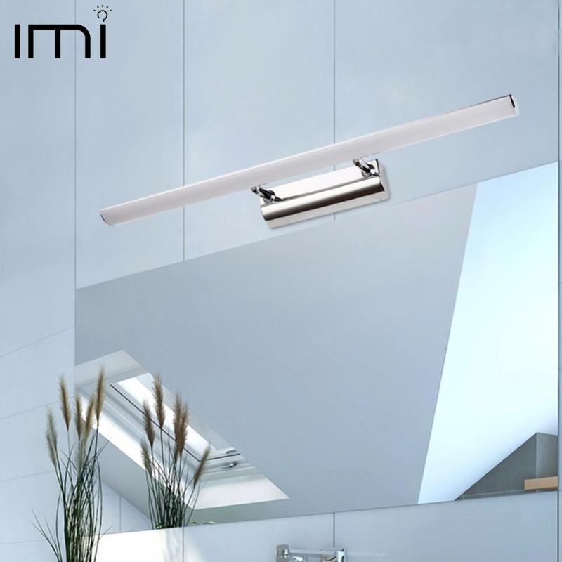 

Modern LED Mirror Light Industrial Wall Lamp Mounted Bathroom Indoor Lighting Fixture Waterproof Stainless Steel AC 220V