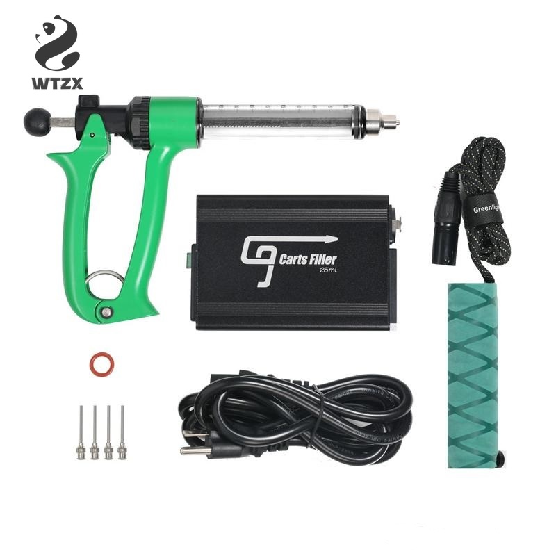 

Semi-Automatic Cartridge Filling Machine 25ml for Thick Oil Vape Carts Oil Injection Gun G9 Cart Filler Kit