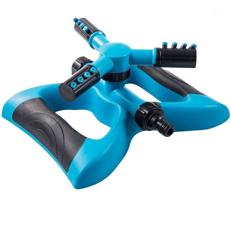 

360 Degree Garden Sprinkler, Automatic Rotating Sprinklers for Yard, 3600 Square Feet Coverage for Garden Lawn Yard Kid1, Blue