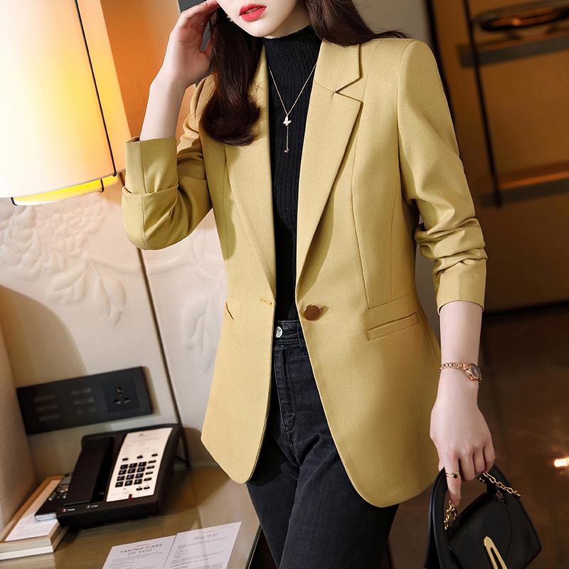 

Women's Suits & Blazers Formal OL Styles Long Sleeve Jackets Coat For Women Business Work Wear Autumn Winter Ladies Outwear Blaser Tops Clot, White;black