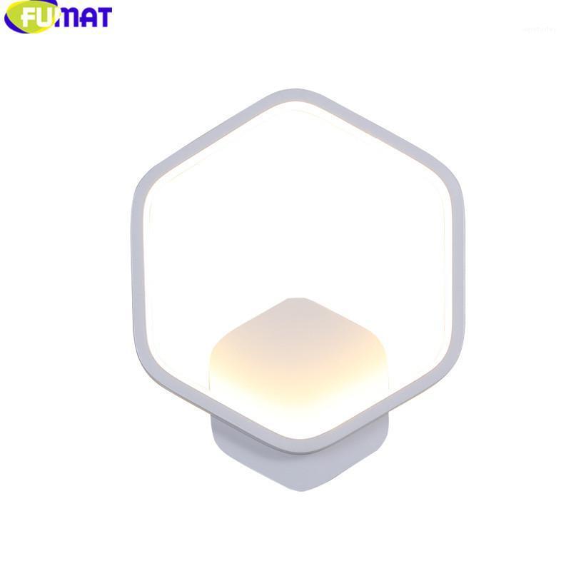 

FUMAT Modern Wall Lamps Sconce LED Light Fixtures Iron Square White Mirror Front Wall Light Fixture Dress Table Lamps1