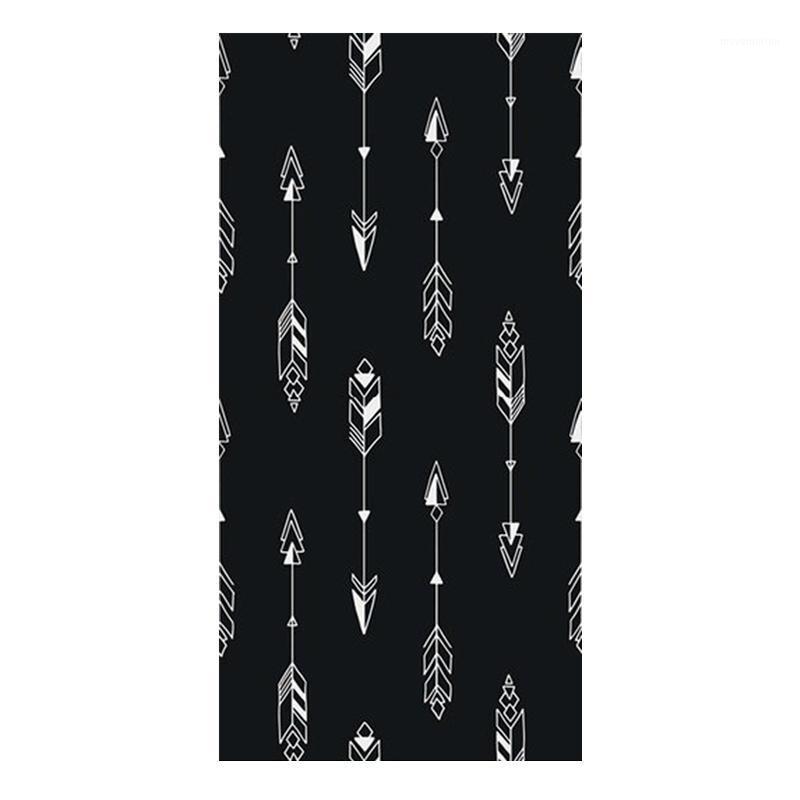 

Stylish Geometric Tribal Arrows Beach Travel Towels Modern Black White Arrow Bath Sport Towel Microfiber Christmas Gifts1