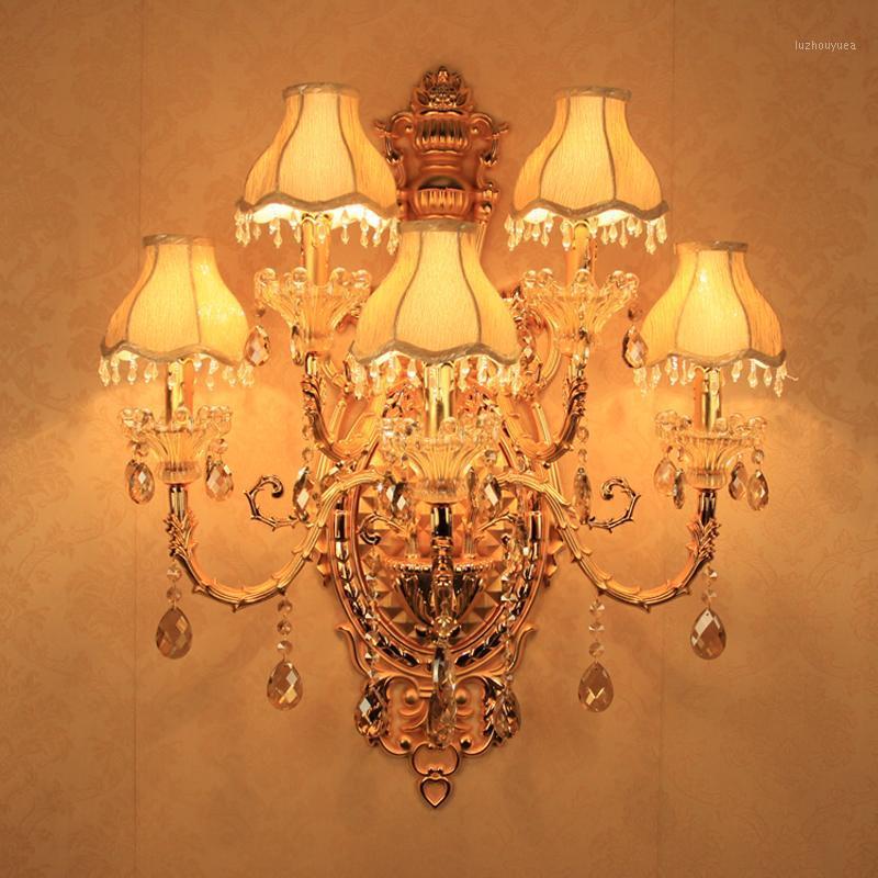 

Large Wall Lamp Indoor Wall Lighting Fixtures Crystal Bedside Lamp LED Mounted Sconce Indoor Lighting Stairs1