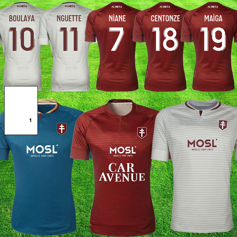 

20 21 Maillot FC METZ SOCCER JERSEYS CENTONZE 18 VAGNER 27 NIANE 7 FOFANA 6 HOME 2020 2021 Maillot de foot FOOTBALL SHIRTS