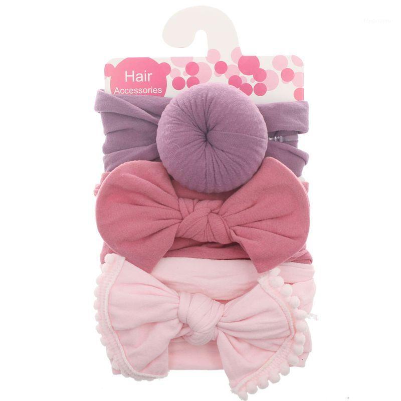 

3pcs/Set New Solid Nylon Headband Bow Headbands For Cute Kids Girls Hair Girls Turban Hairband Children Soft Cotton Headband1, 11