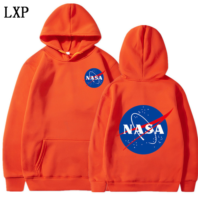 red nasa sweatshirt