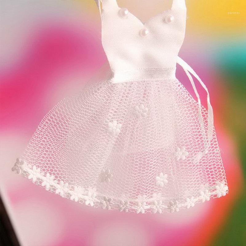 

12Pcs Candy Bags Candy Container Boxes Mesh Drawstring Pouch Wedding Party Favor Bridal Groom Tuxedo Dress Unique1