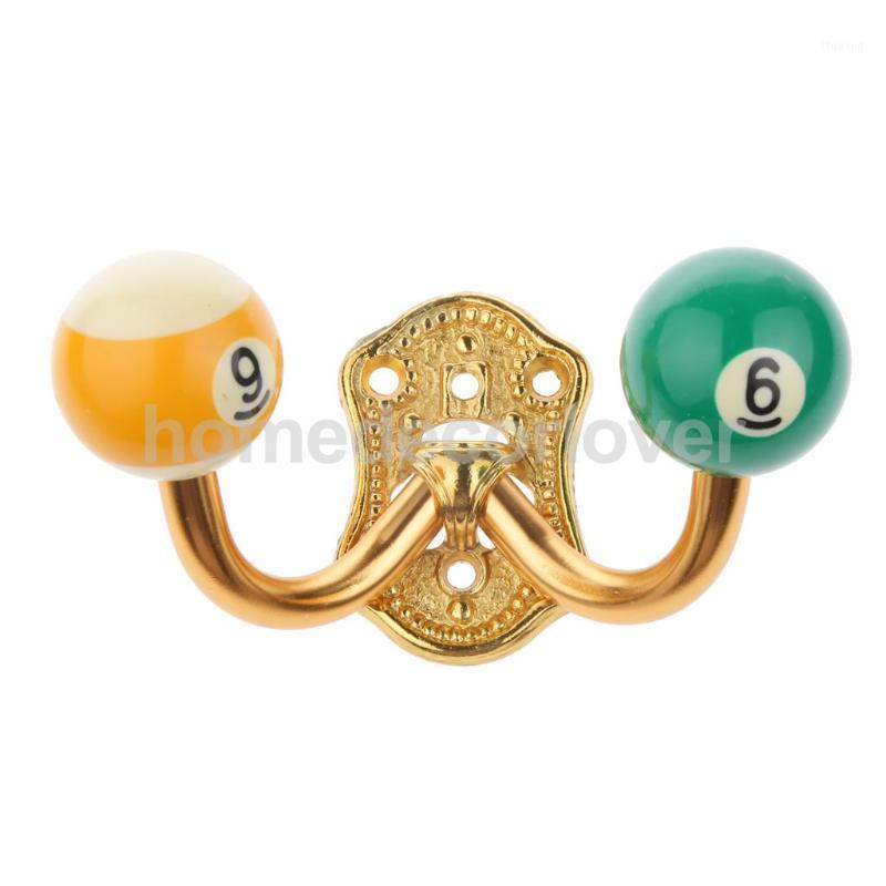 

Vintage Style Wall Mounted Hanging Coaowel/Robe/Clothes Billiards Double Hook Hanger1