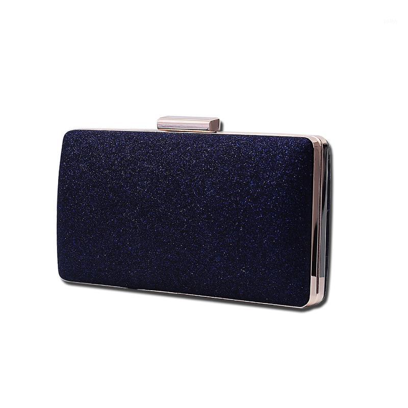 

Luxury Gold Evening Bag Women Party Banquet Glitter Bag Wedding Clutches Chain Shoulder Bolsas Mujer1, Black