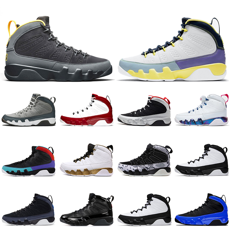 

University Gold Change The World Retro Mens Jumpman 9 9s Basketball Shoes University Blue Gym Red Bred Oregon Ducks Sports Trainers Sneakers