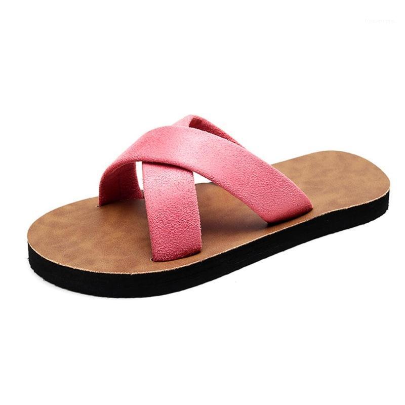 

SAGACE Women Summer Slipper Indoor Outdoor Flip-flop Beach Shoes Fashion Casual Slipper Flat Slippers For Women Slip-on Flock1, Bk
