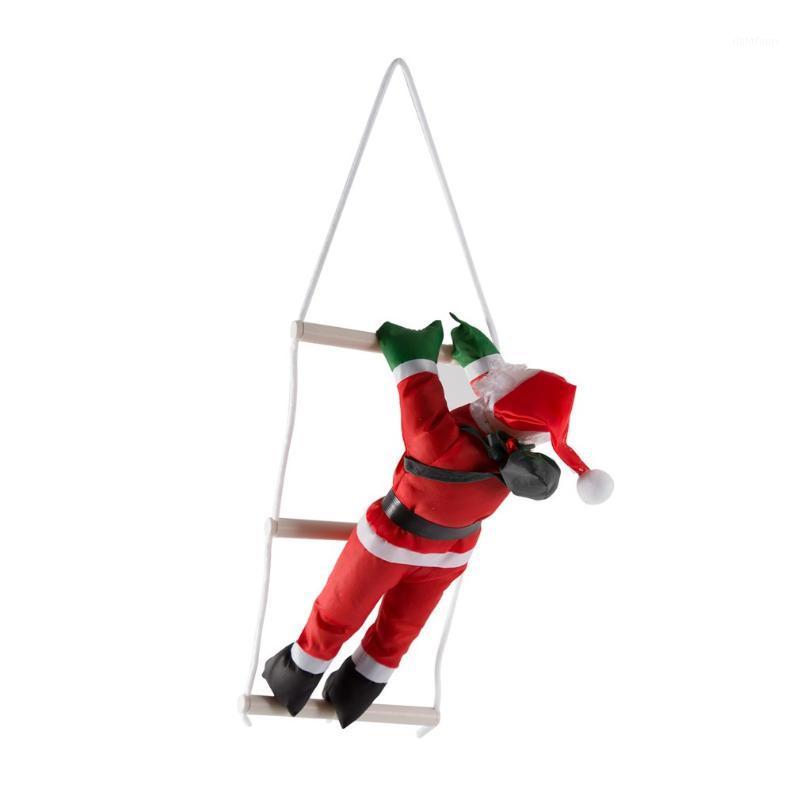 

Electric Santa Claus Climbing Ladder Christmas Tree Hanging Ornament Outdoor Indoor Wall Hanging Decoration New Year Kids Gifts1