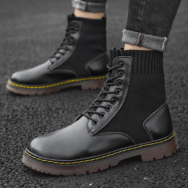 

nw12 sexy socks boots woman shoes in autumn and winter Knitted elastic boots Short boots Large size