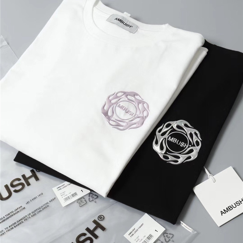 

2021 New Summer Style Fire Tee 20ss t Shirt Men Women 1:1 Best-quality Ambush T-shirt Top Tees Xme8