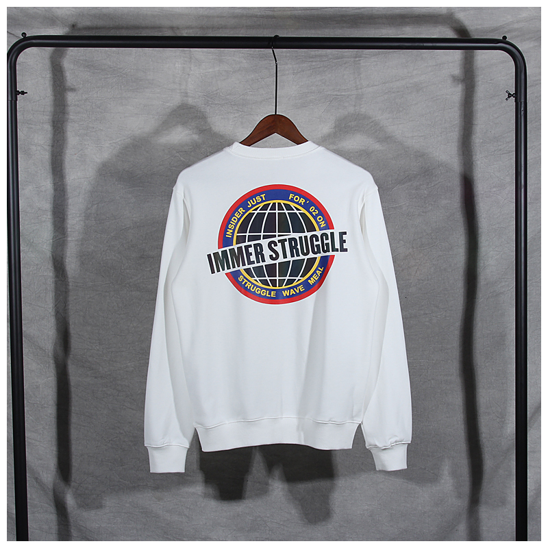 

2021 Winter New Colorful Laser Letter Round Neck Men' and Women' Oversize Hoodie Couple 41fs, Black