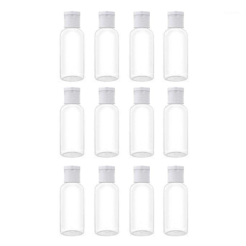 

12pcs 30/50/100ml Portable Travel Bottle Plastic Shampoo Lotion Bottles Transparent Cosmetic Sample Container1