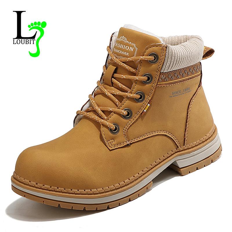

Winter Warm Snow Boots With Fur Women's Shoes Lace Up Flat Female Walking Sneakers Outdoor Fashion Ankle Boots Comfortable 36-41, Khaki boots