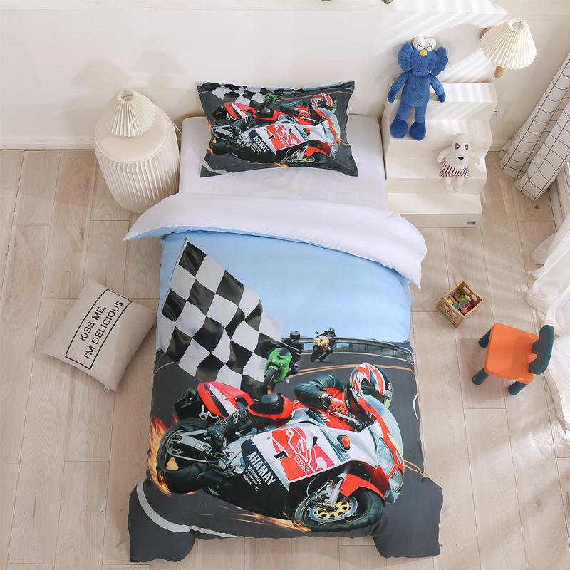 

Family bedroom decorative duvet cover set (including pillowcase) single/double/queen 2/3PS bedding set for children