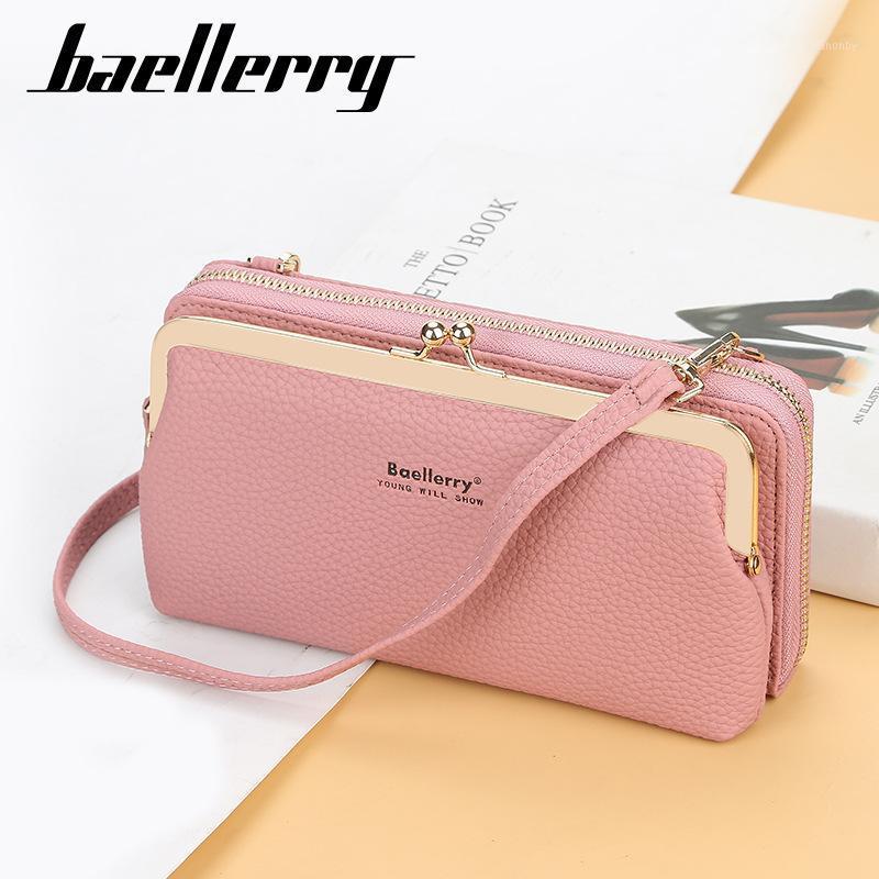 

Women Wallet PU Leather Ladies Shoulder Messenger Bag Big Capacity Zipper Womens Crossbody Bags Fashion Korean Phone Wallets1, Black
