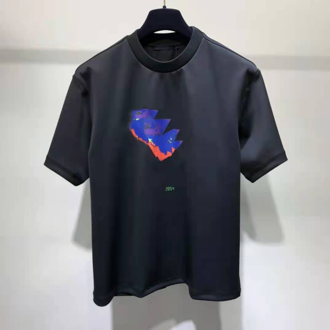 

21SS early spring pocket Short sleeve Tee Men Women High Street Fashion Short Sleeves T-Shirts Summer Breathable Tee zdll0116., White;black