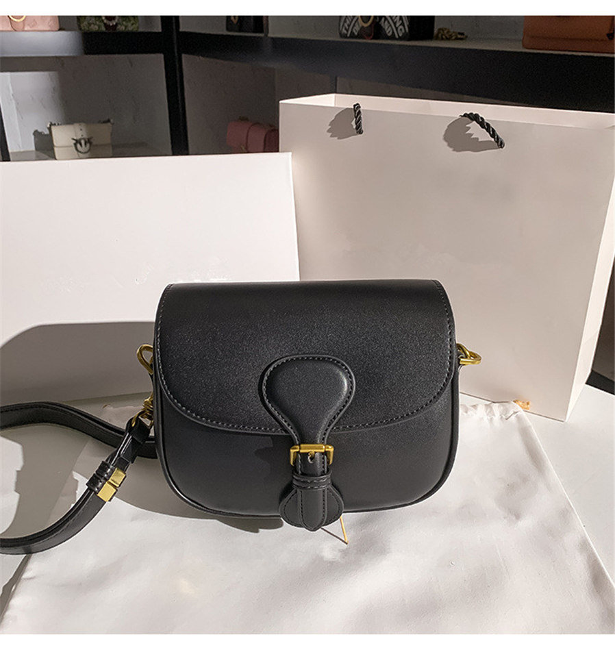 

2020 new women fashion handbag shoulder bag black blue letter embroidered Saddle Bag Girl lady messenger bags waist bags crossbody, Box