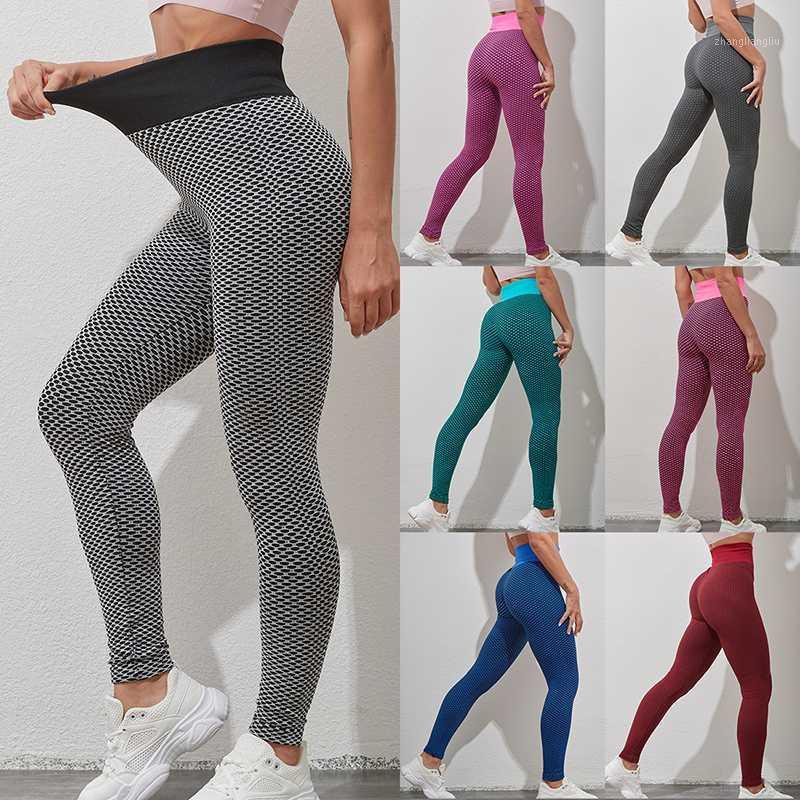 

Women Anti-Cellulite Yoga Pants White Sport leggings Push Up Tight Gym Exercise High Waist Fitness Running Athletic Trousers 5XL1, Color 2