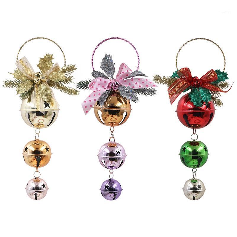 

Christmas Bell Pendant Iron Xmas Tree Ornament Home Festival Party Wedding Hanging Decoration Kids Toys Crafts Decorative Props1
