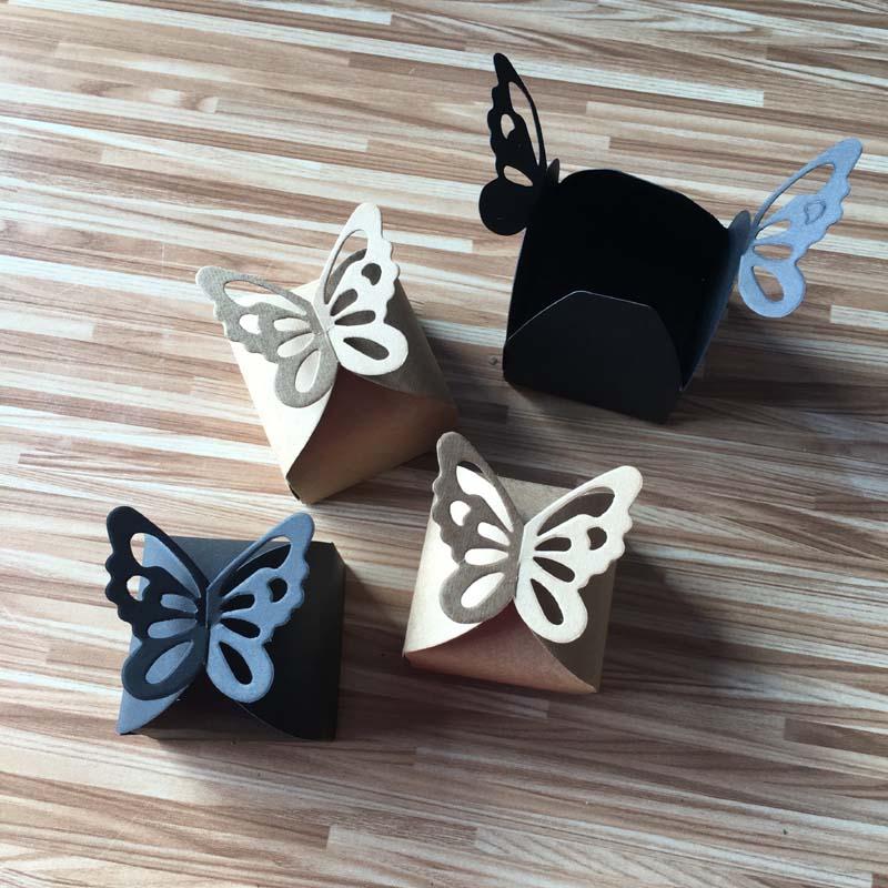 

10pcs Hollow Butterfly Paper Box Party Supplies Handmade Soap Packaging Paper Box Small Bottle/Toy Place Case