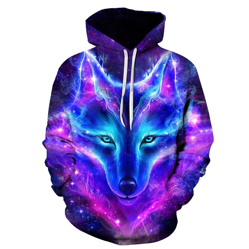 

Personality Hoodie Wolf 3D Mens Boys Hoodies Sweatshirt Brand Designer Children Clothes Autumn Winter High Quality Sweatshirt Y201006, Lms1115
