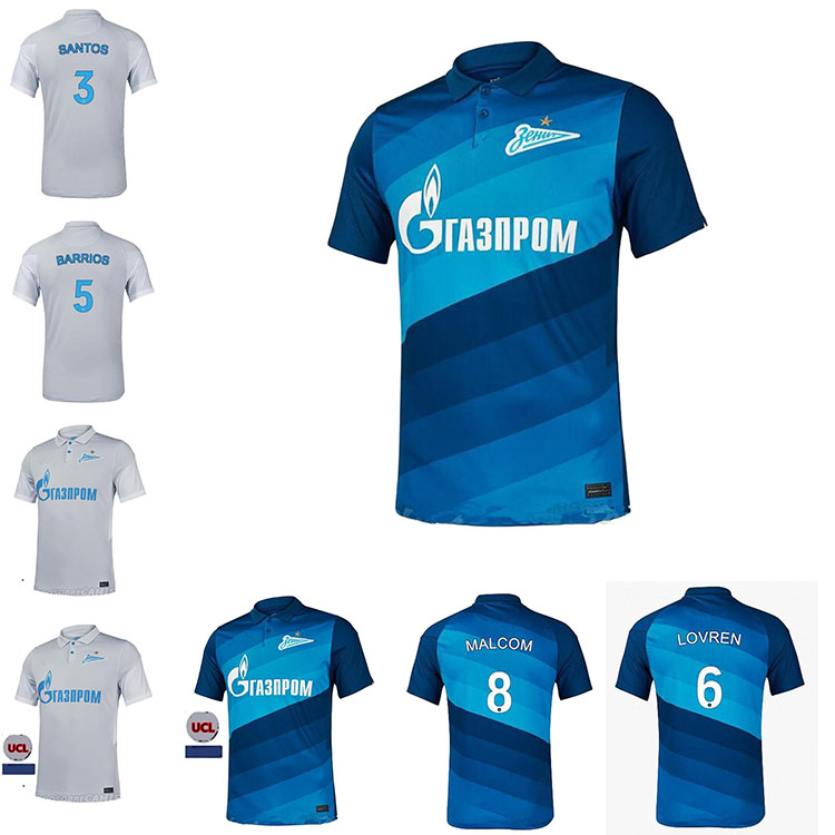 

Zenit jersey FC St Petersburg Home 2020 2021 maillots Malcom Driussi Artem Dzyuba Barrios Sardar Azmoun Kuzyaev Maillot de Foot, Away