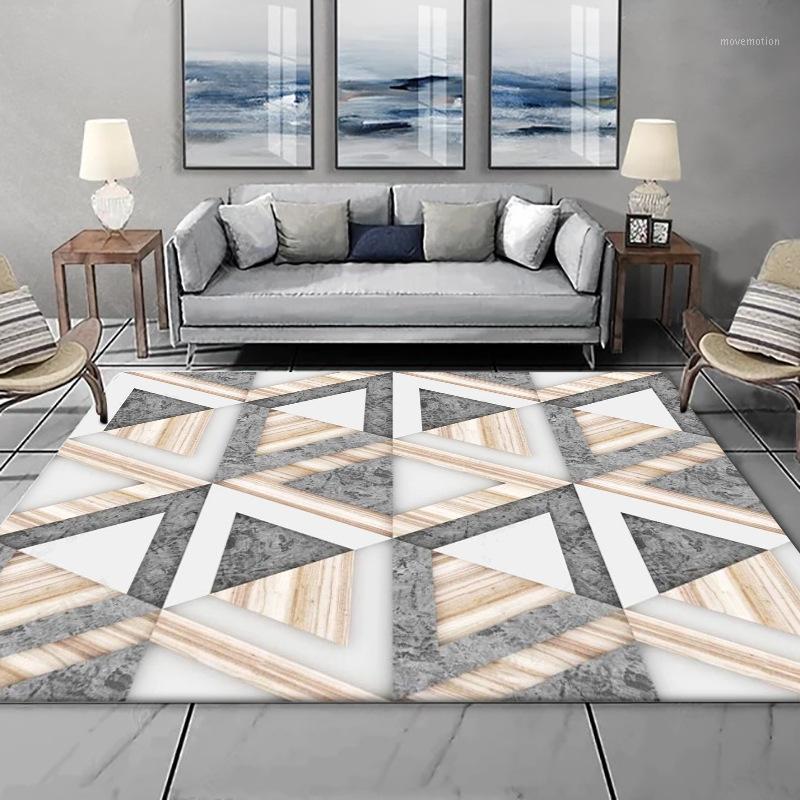 

Nordic marble texture carpet bedroom plush rug living room large floor mat non-slip door mat for bathroom custom made1