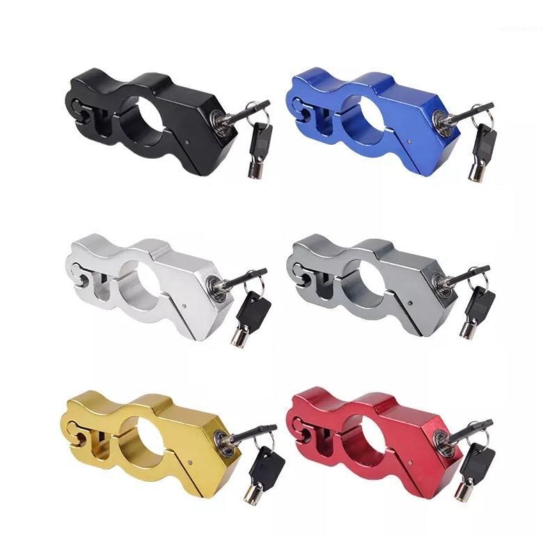 

Motorcycle Handlebar Lock Grip Safety Lock Motorcycle Grip Scooter ATV Dirt Street Bikes Auto Aluminum Alloy High Quality1