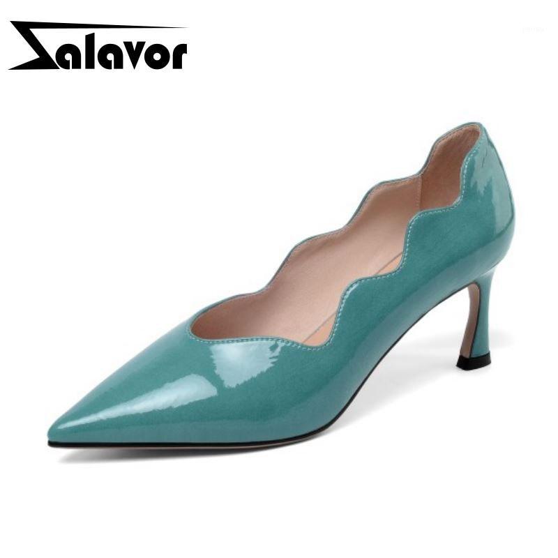 

ZALAVOR Party Pumps Woman Spring High Heel Shoes Women Office Work Wedding Pointed Toe Classics Pumps Size 34-391, Blue