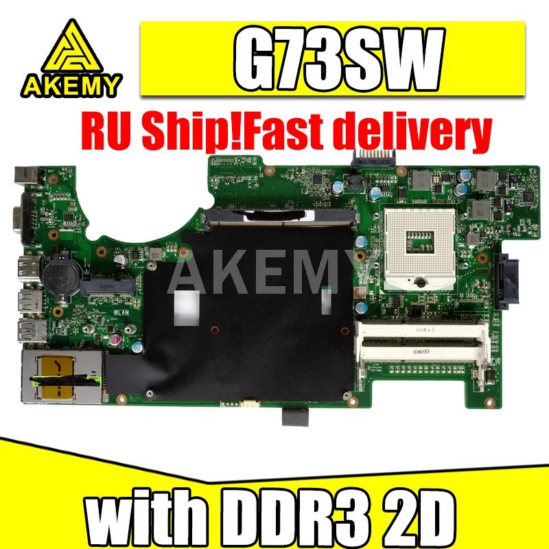

Original For Asus G73S G73SW motherboard with DDR3 2D connector Good condition laptop G73SW motherboard tested good