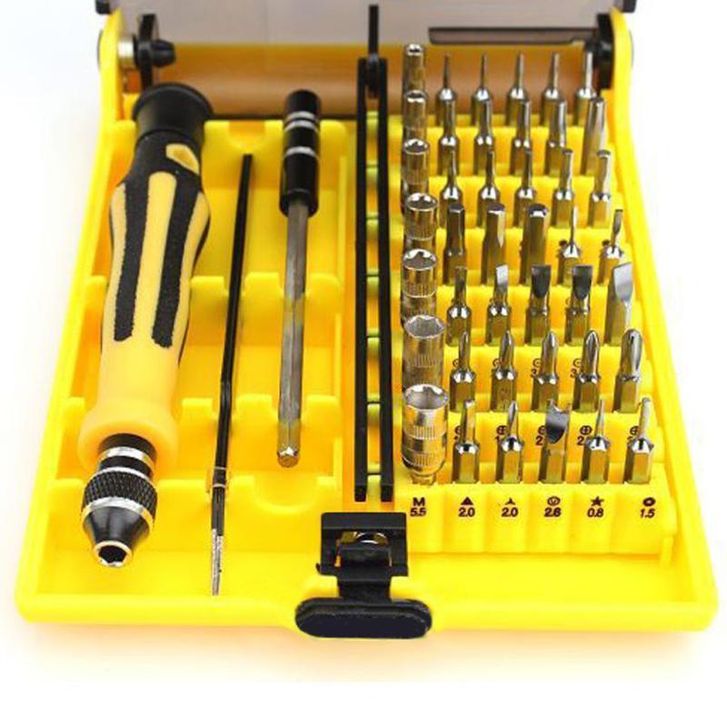 

45 In 1 Metal Torx Professional Multifunction Repair Tool For Mobile Phone Non-Slip Practical Portable Screwdriver Set