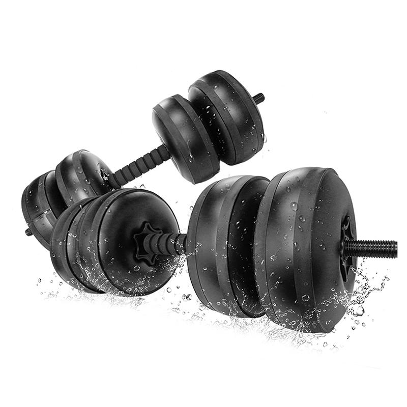 

HKG Water-Filled Dumbbells Men and Women Gym Adjustable Weight Suit Sports Equipment Home Fitness Exercise, Red