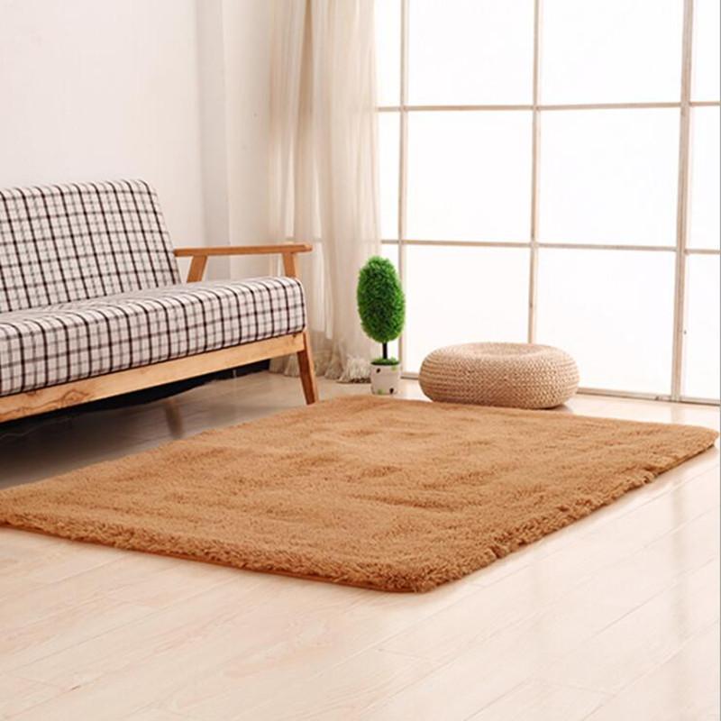 

2020 Hot sale high quality floor mats modern shaggy area rugs and carpets for living room bedroom shaggy carpet rug for home, Red