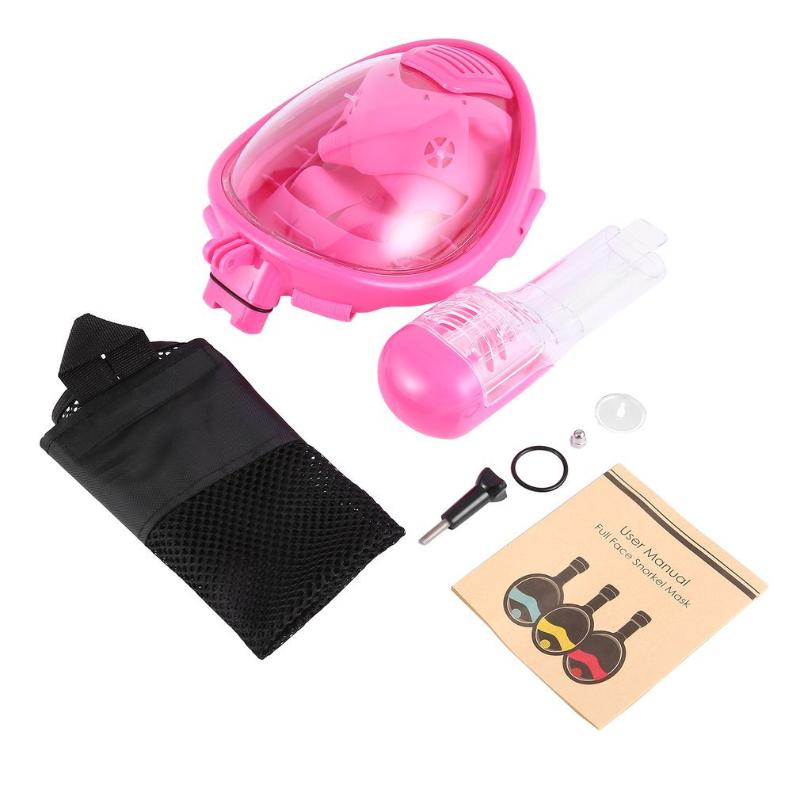 

TSAI Anti-Fog Full Face Safety Mask Swimming Scuba Watersport Underwater Diving Snorkeling Full-dry Goggles Mask For Kids